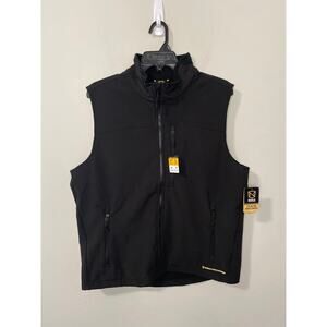 NWT Noble Outfitters Men's Softshell Vest Black Outdoor Riding, Size XL